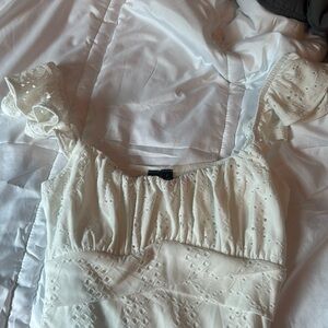 White Windsor Mini Dress